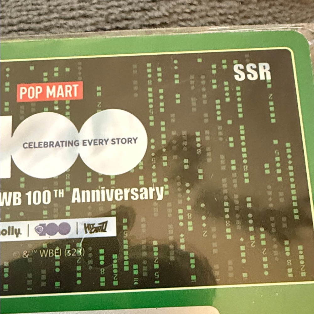 2 SECRETS in one !! Molly WB 100th Anniversary “Matrix” Figure and SSR Card. - Picture 3 of 10